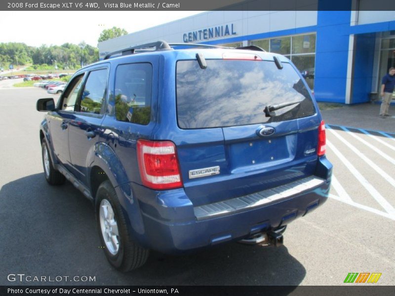 Vista Blue Metallic / Camel 2008 Ford Escape XLT V6 4WD