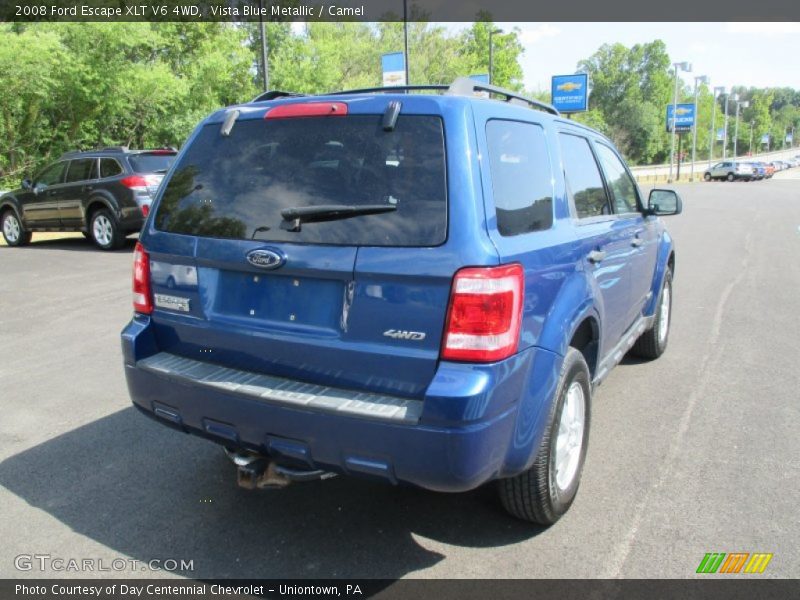 Vista Blue Metallic / Camel 2008 Ford Escape XLT V6 4WD