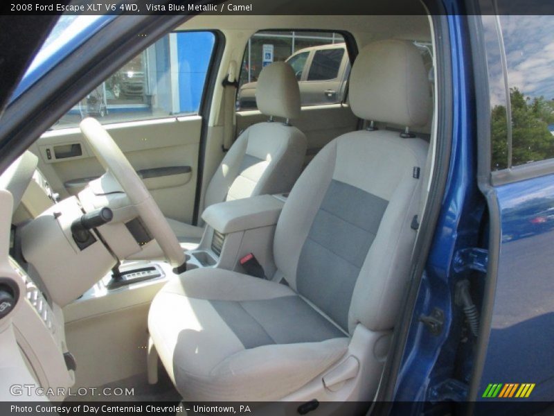 Vista Blue Metallic / Camel 2008 Ford Escape XLT V6 4WD