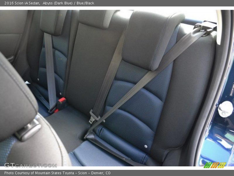 Rear Seat of 2016 iA Sedan