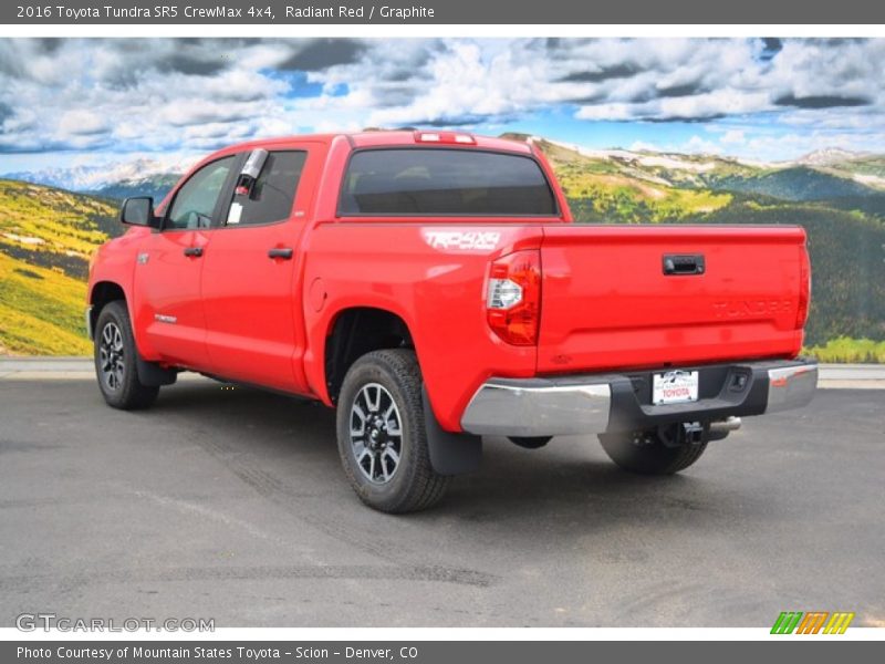 Radiant Red / Graphite 2016 Toyota Tundra SR5 CrewMax 4x4