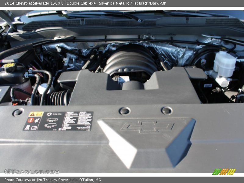 Silver Ice Metallic / Jet Black/Dark Ash 2014 Chevrolet Silverado 1500 LT Double Cab 4x4