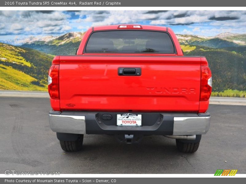 Radiant Red / Graphite 2016 Toyota Tundra SR5 CrewMax 4x4