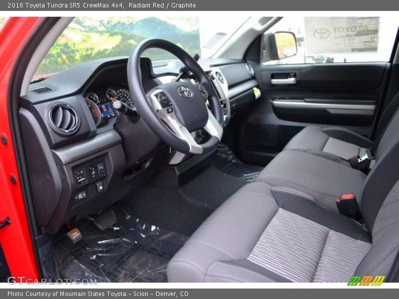 Radiant Red / Graphite 2016 Toyota Tundra SR5 CrewMax 4x4