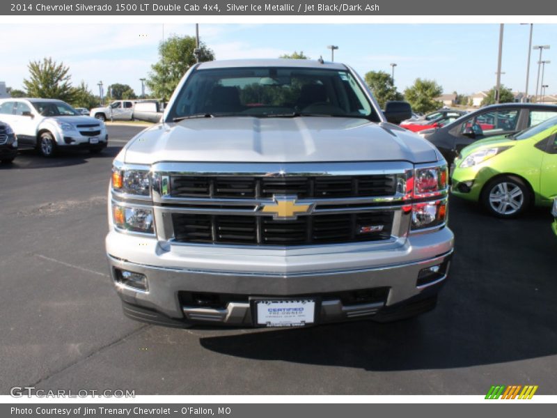 Silver Ice Metallic / Jet Black/Dark Ash 2014 Chevrolet Silverado 1500 LT Double Cab 4x4