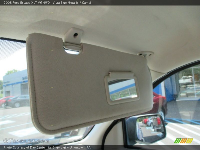 Vista Blue Metallic / Camel 2008 Ford Escape XLT V6 4WD