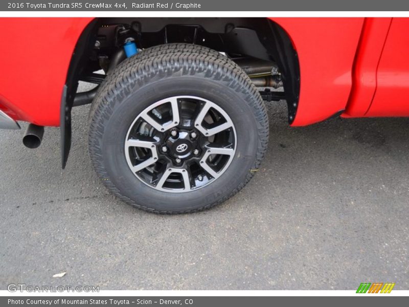 Radiant Red / Graphite 2016 Toyota Tundra SR5 CrewMax 4x4