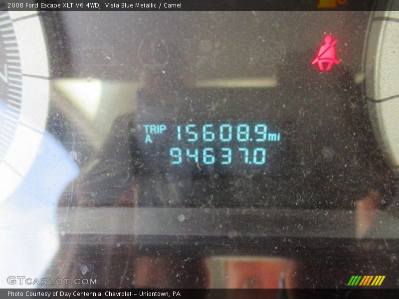 Vista Blue Metallic / Camel 2008 Ford Escape XLT V6 4WD