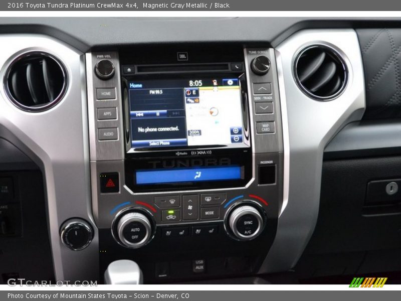 Controls of 2016 Tundra Platinum CrewMax 4x4