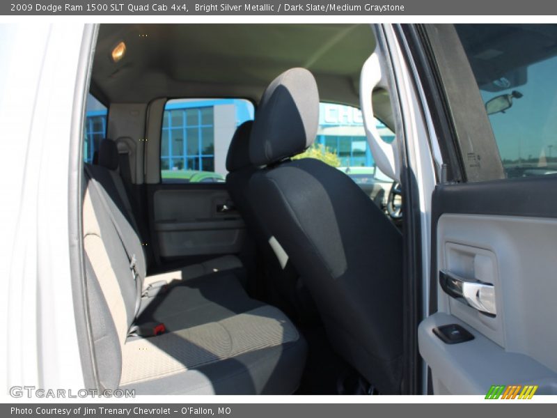 Bright Silver Metallic / Dark Slate/Medium Graystone 2009 Dodge Ram 1500 SLT Quad Cab 4x4