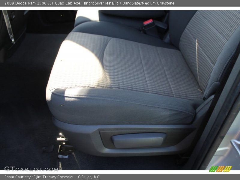 Bright Silver Metallic / Dark Slate/Medium Graystone 2009 Dodge Ram 1500 SLT Quad Cab 4x4