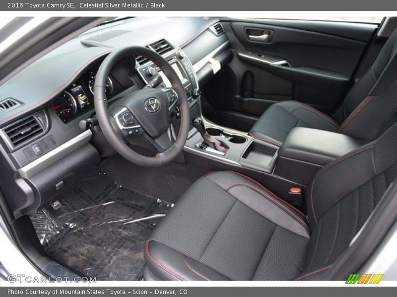 Celestial Silver Metallic / Black 2016 Toyota Camry SE