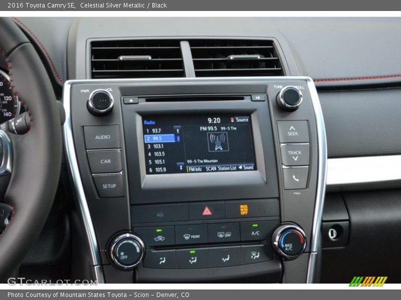 Celestial Silver Metallic / Black 2016 Toyota Camry SE