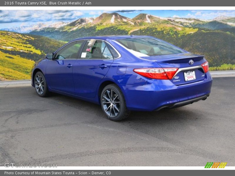 Blue Crush Metallic / Ash 2016 Toyota Camry XSE
