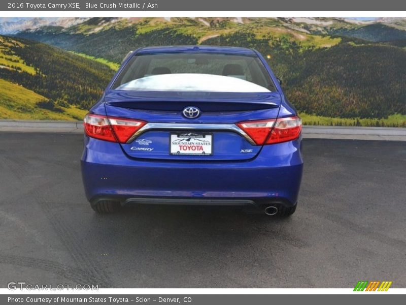 Blue Crush Metallic / Ash 2016 Toyota Camry XSE