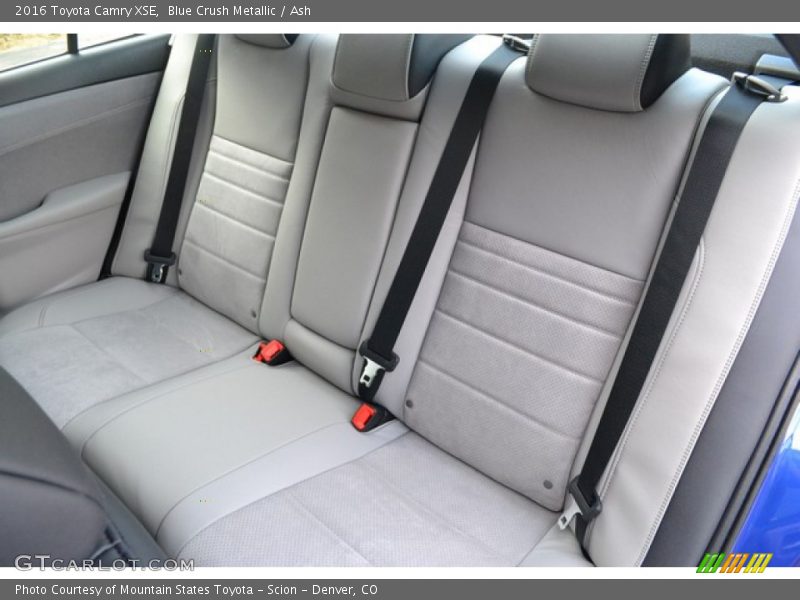 Rear Seat of 2016 Camry XSE