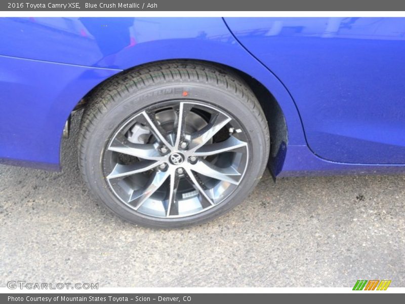 Blue Crush Metallic / Ash 2016 Toyota Camry XSE