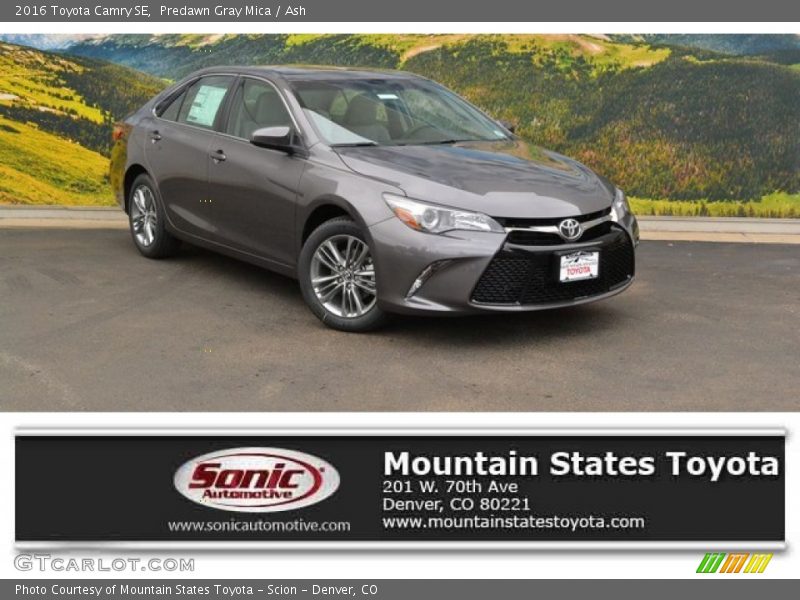 Predawn Gray Mica / Ash 2016 Toyota Camry SE