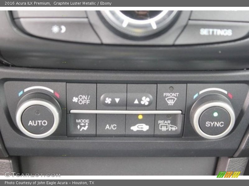 Graphite Luster Metallic / Ebony 2016 Acura ILX Premium