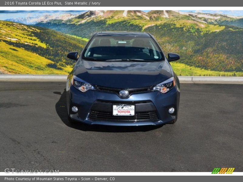 Slate Metallic / Ivory 2016 Toyota Corolla LE Eco Plus