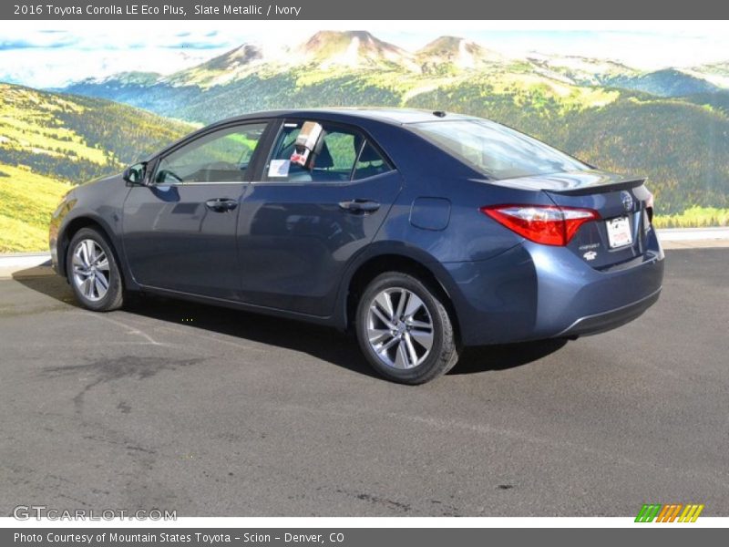 Slate Metallic / Ivory 2016 Toyota Corolla LE Eco Plus