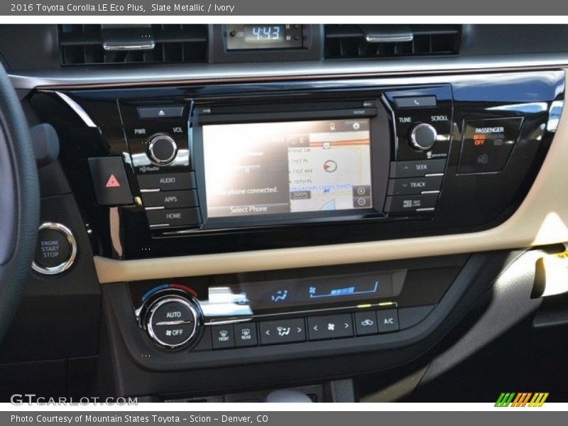 Slate Metallic / Ivory 2016 Toyota Corolla LE Eco Plus