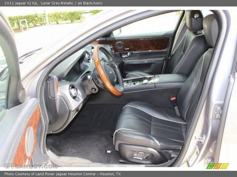 Lunar Grey Metallic / Jet Black/Ivory 2011 Jaguar XJ XJL