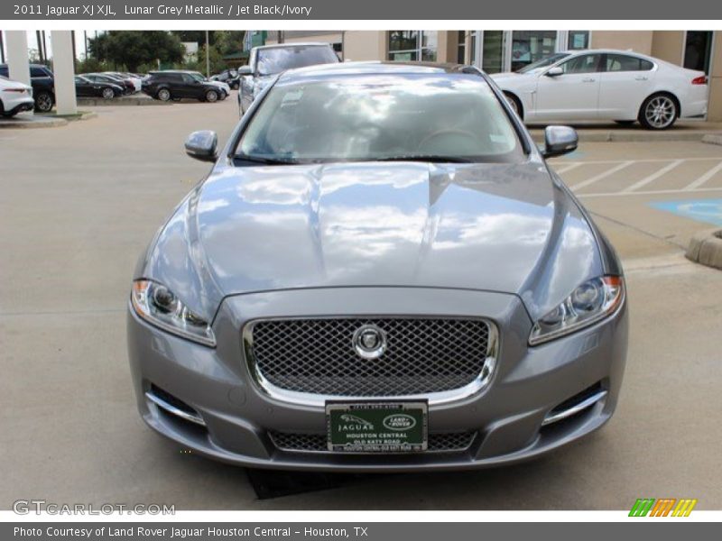 Lunar Grey Metallic / Jet Black/Ivory 2011 Jaguar XJ XJL