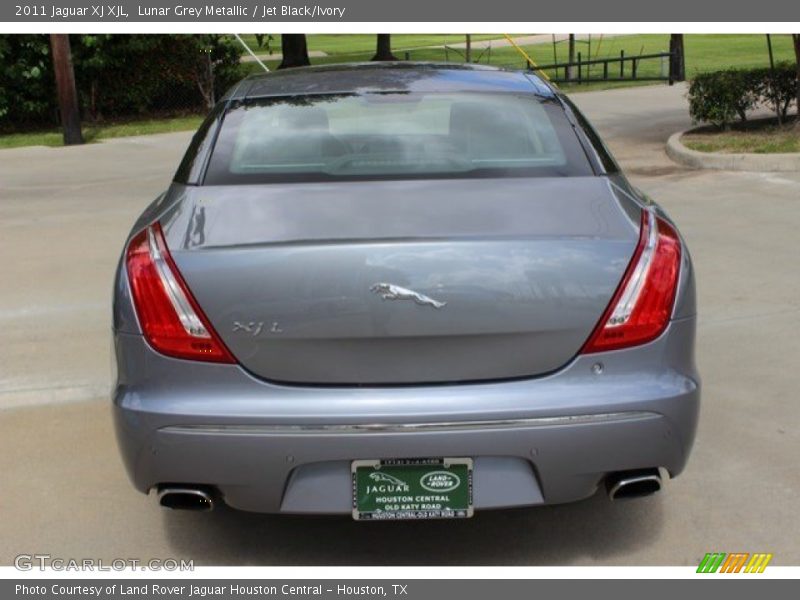Lunar Grey Metallic / Jet Black/Ivory 2011 Jaguar XJ XJL