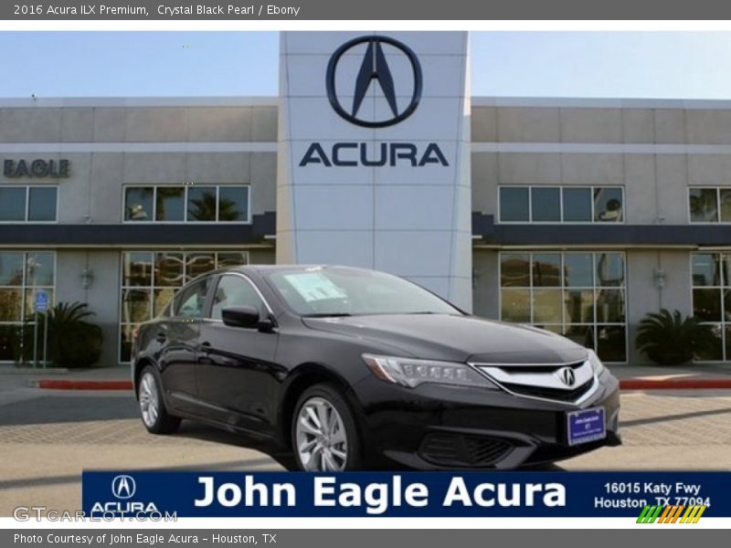 Crystal Black Pearl / Ebony 2016 Acura ILX Premium