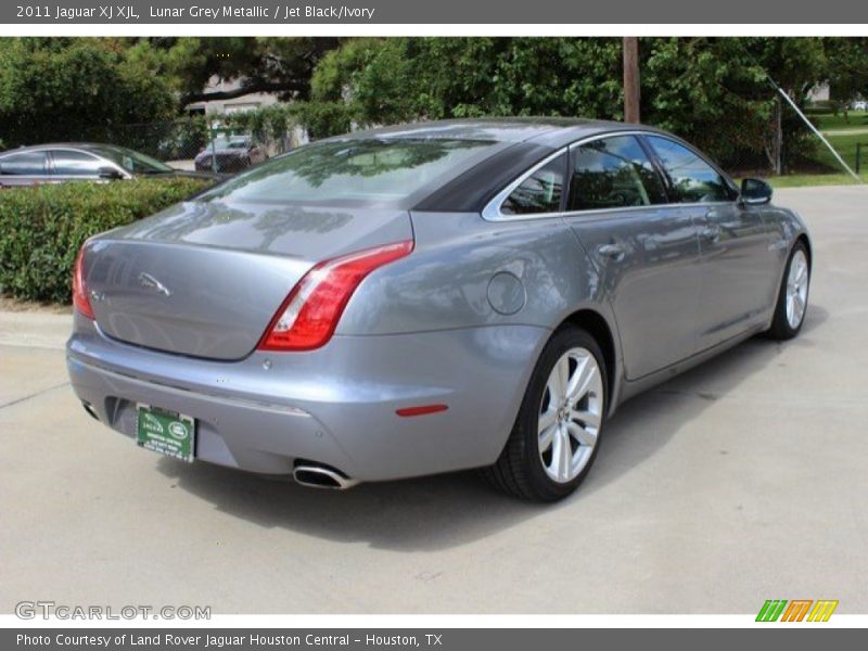 Lunar Grey Metallic / Jet Black/Ivory 2011 Jaguar XJ XJL