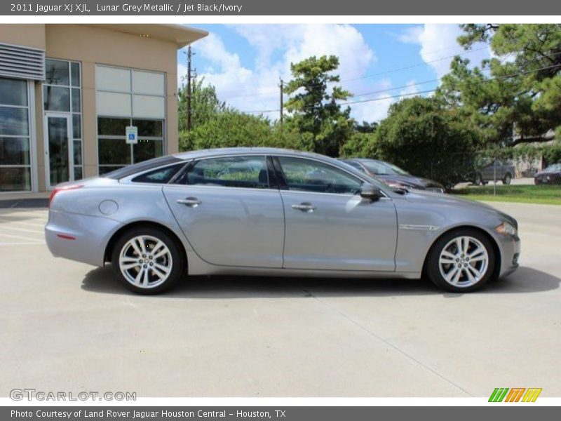 Lunar Grey Metallic / Jet Black/Ivory 2011 Jaguar XJ XJL