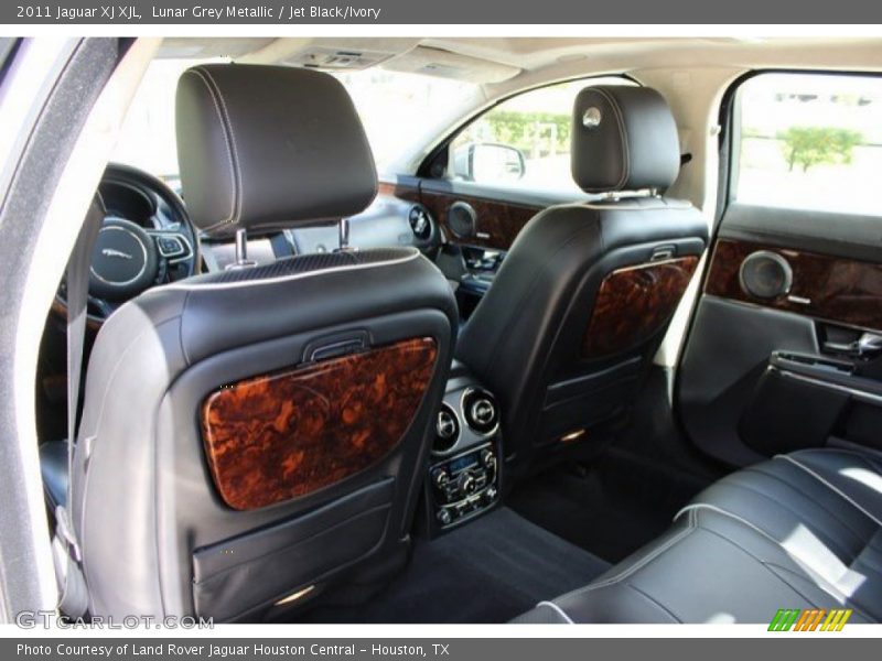 Lunar Grey Metallic / Jet Black/Ivory 2011 Jaguar XJ XJL