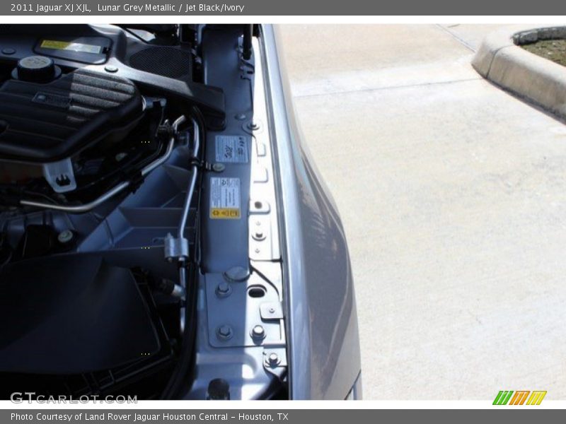Lunar Grey Metallic / Jet Black/Ivory 2011 Jaguar XJ XJL