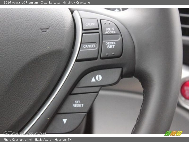 Graphite Luster Metallic / Graystone 2016 Acura ILX Premium