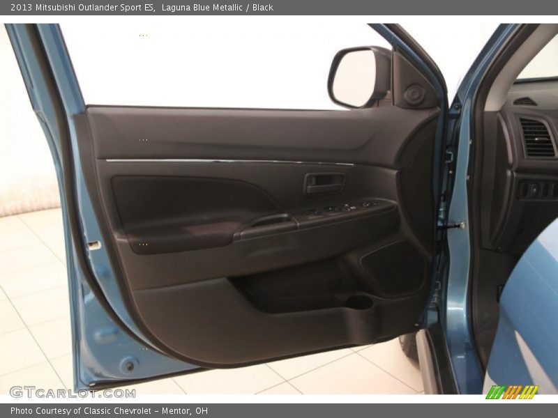 Laguna Blue Metallic / Black 2013 Mitsubishi Outlander Sport ES