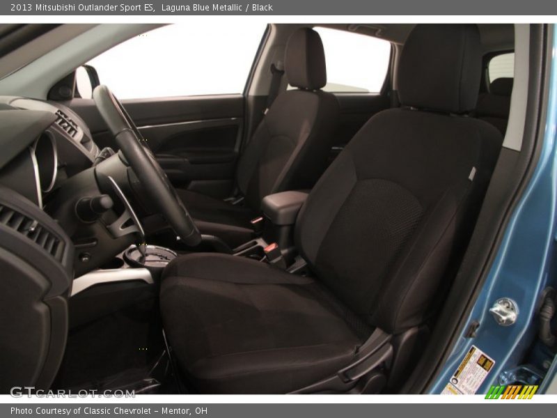 Laguna Blue Metallic / Black 2013 Mitsubishi Outlander Sport ES