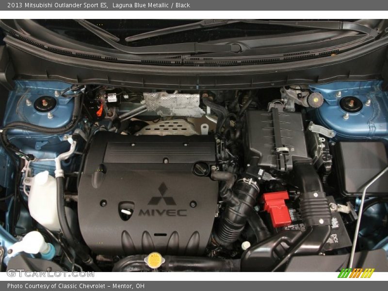 Laguna Blue Metallic / Black 2013 Mitsubishi Outlander Sport ES