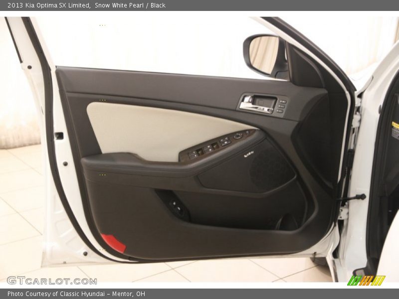 Snow White Pearl / Black 2013 Kia Optima SX Limited