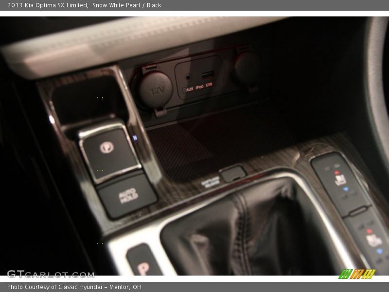 Snow White Pearl / Black 2013 Kia Optima SX Limited