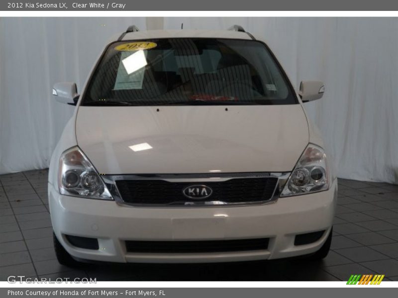 Clear White / Gray 2012 Kia Sedona LX