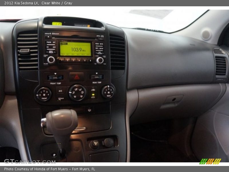Clear White / Gray 2012 Kia Sedona LX