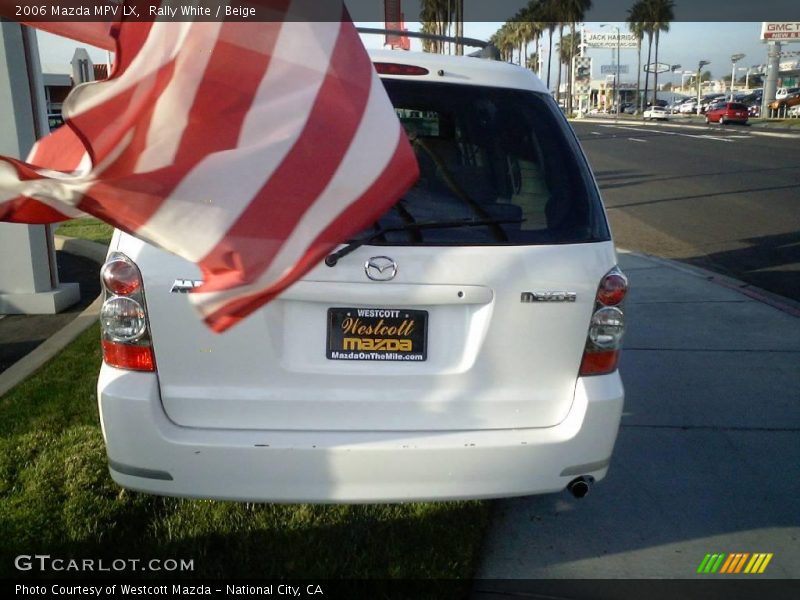 Rally White / Beige 2006 Mazda MPV LX