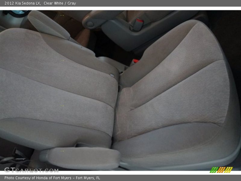 Clear White / Gray 2012 Kia Sedona LX