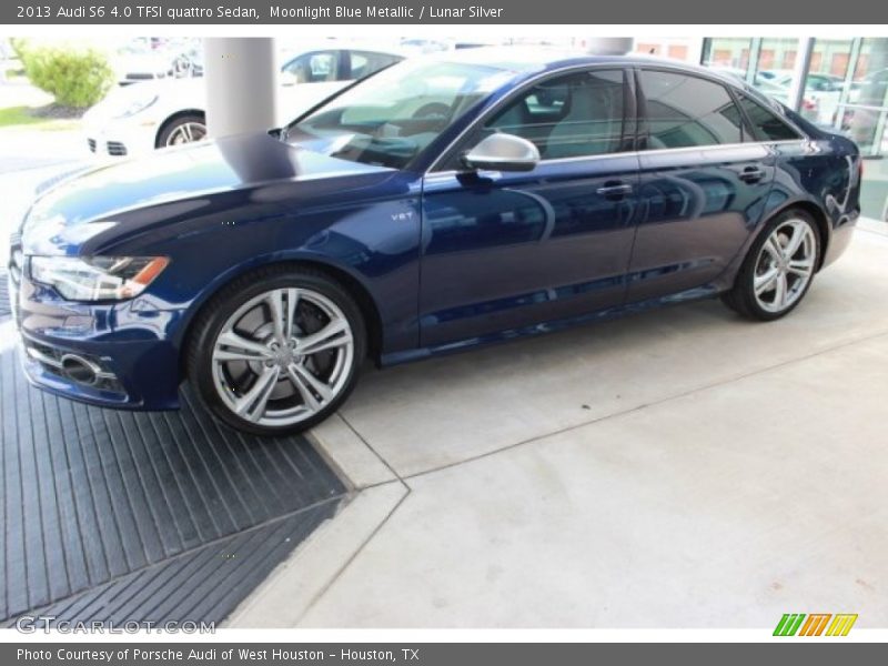 Moonlight Blue Metallic / Lunar Silver 2013 Audi S6 4.0 TFSI quattro Sedan