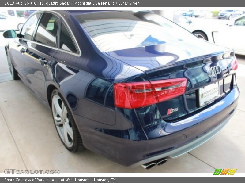 Moonlight Blue Metallic / Lunar Silver 2013 Audi S6 4.0 TFSI quattro Sedan