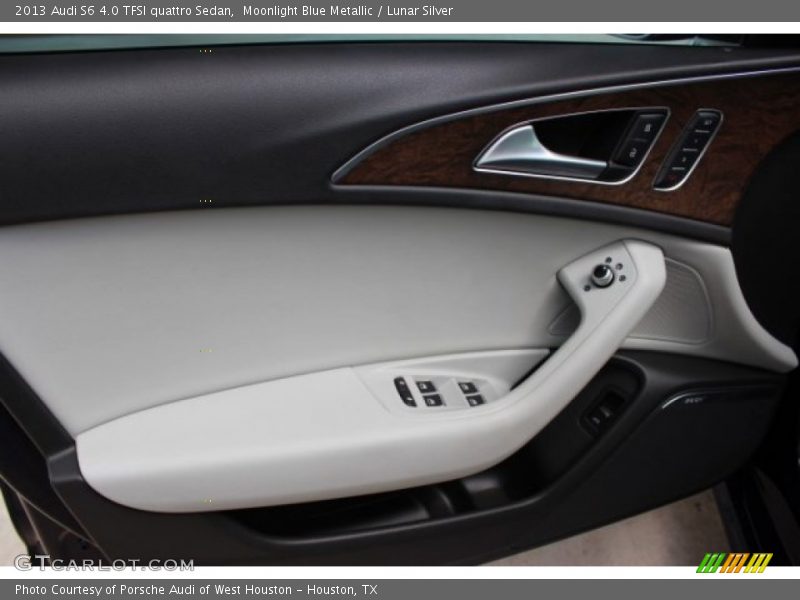 Moonlight Blue Metallic / Lunar Silver 2013 Audi S6 4.0 TFSI quattro Sedan