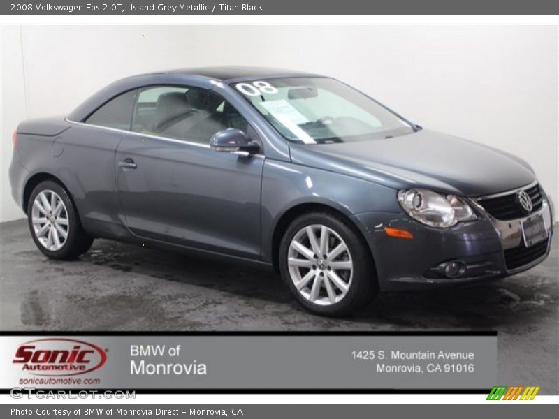 Island Grey Metallic / Titan Black 2008 Volkswagen Eos 2.0T