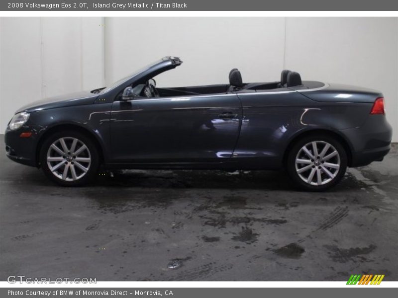 Island Grey Metallic / Titan Black 2008 Volkswagen Eos 2.0T