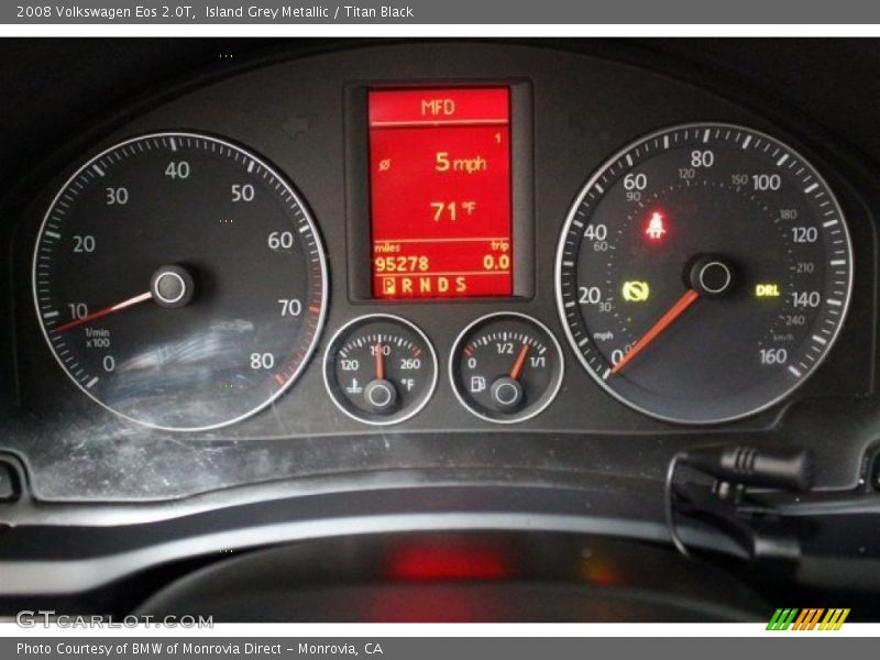 Island Grey Metallic / Titan Black 2008 Volkswagen Eos 2.0T